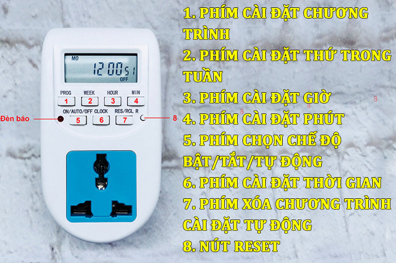 cau tao o cam dien hen gio